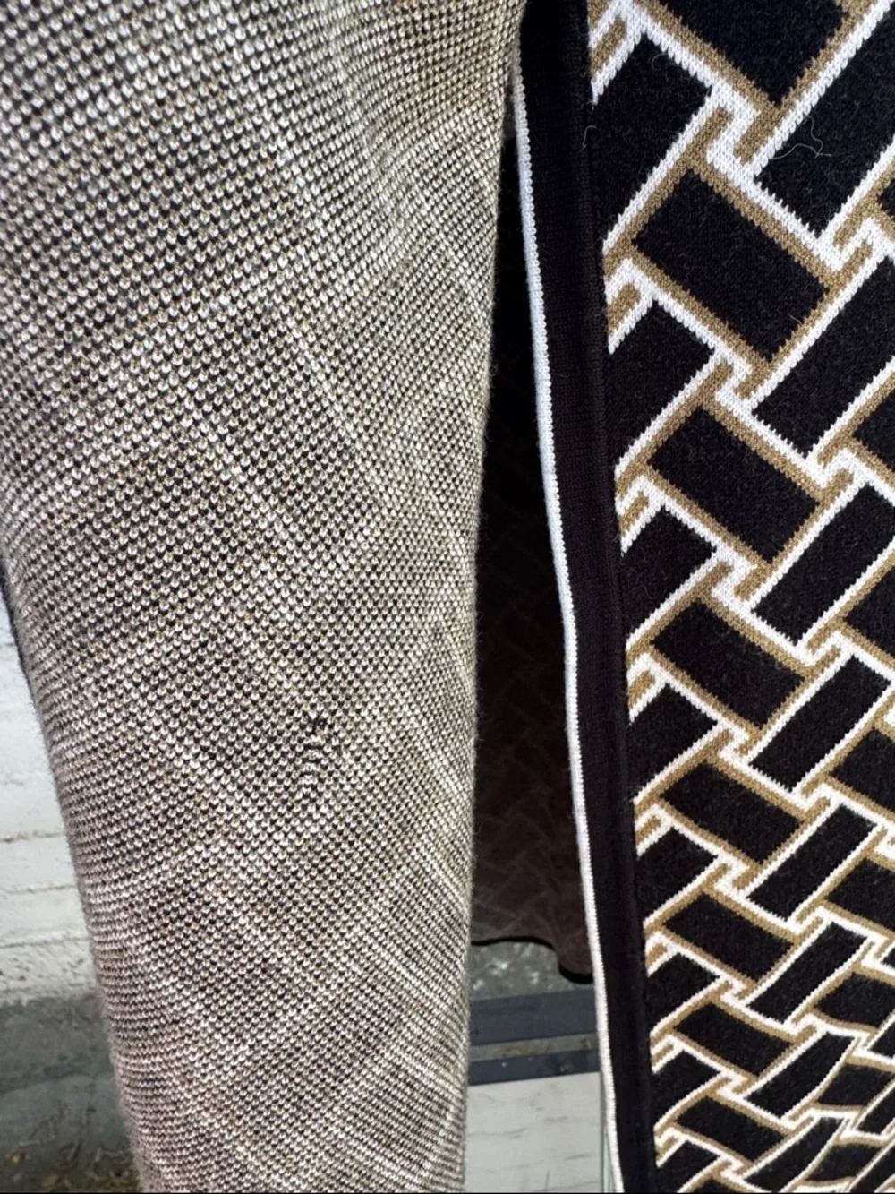 Diane Von Furstenberg x Target Geometric Knit Halter Wrap Midi Dress Size XXS - Picture 11 of 13